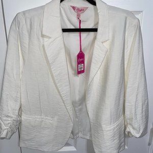 Candie's XL Blazer / Suit Jacket Off White